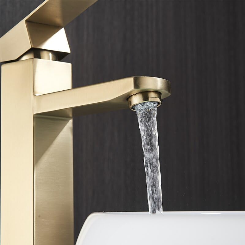 Mitigeur de lavabo carré sans fuite finition mate pour une installation durable - 6