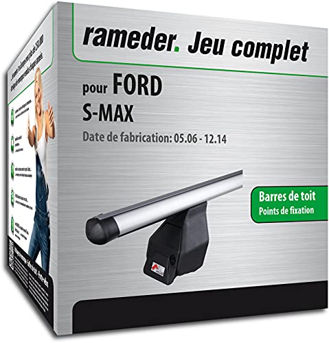 Menabo Pack, Barres de Toit Tema Compatible avec Ford S-Max (118795-05542-1-FR)