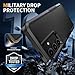 Vinve for Samsung Galaxy S25 Plus Case with HD Screen Protector, Military-Grade Shockproof & Dual-Layer Protection, Anti-Slip Grip Design Phone Case, Black