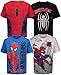 Amacigana Juego de 4 camisetas de Spiderman para niños de Marvel para toda la temporada sobre entrenamientos de fitness. A01 5 años