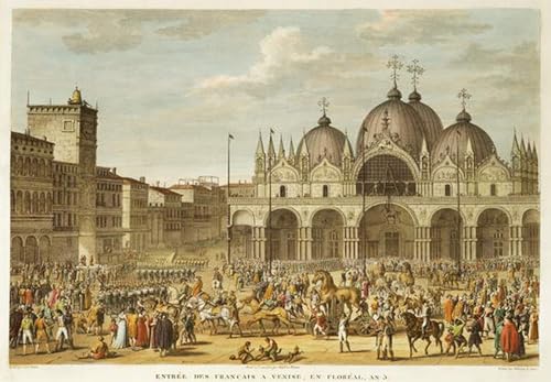 Pintura l'ingresso dei francesi a Venezia de Vernet impresion de alta calidad para hogar
