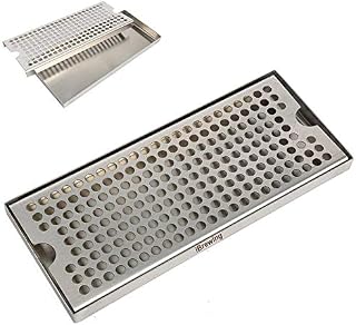 Stainless Steel Counter Top drip Tray kegerator Home Brew bar Pub