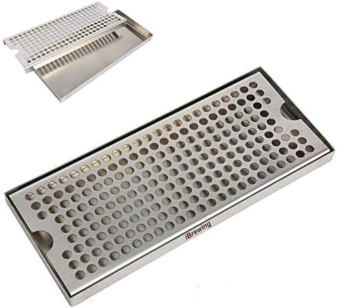 Stainless Steel Counter Top drip Tray kegerator Home Brew bar Pub