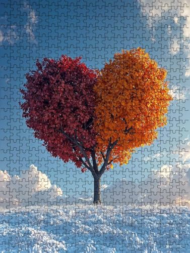 Puzzle 6000 piezas de árbol en color para adultos y familias que buscan un gran reto de mesa