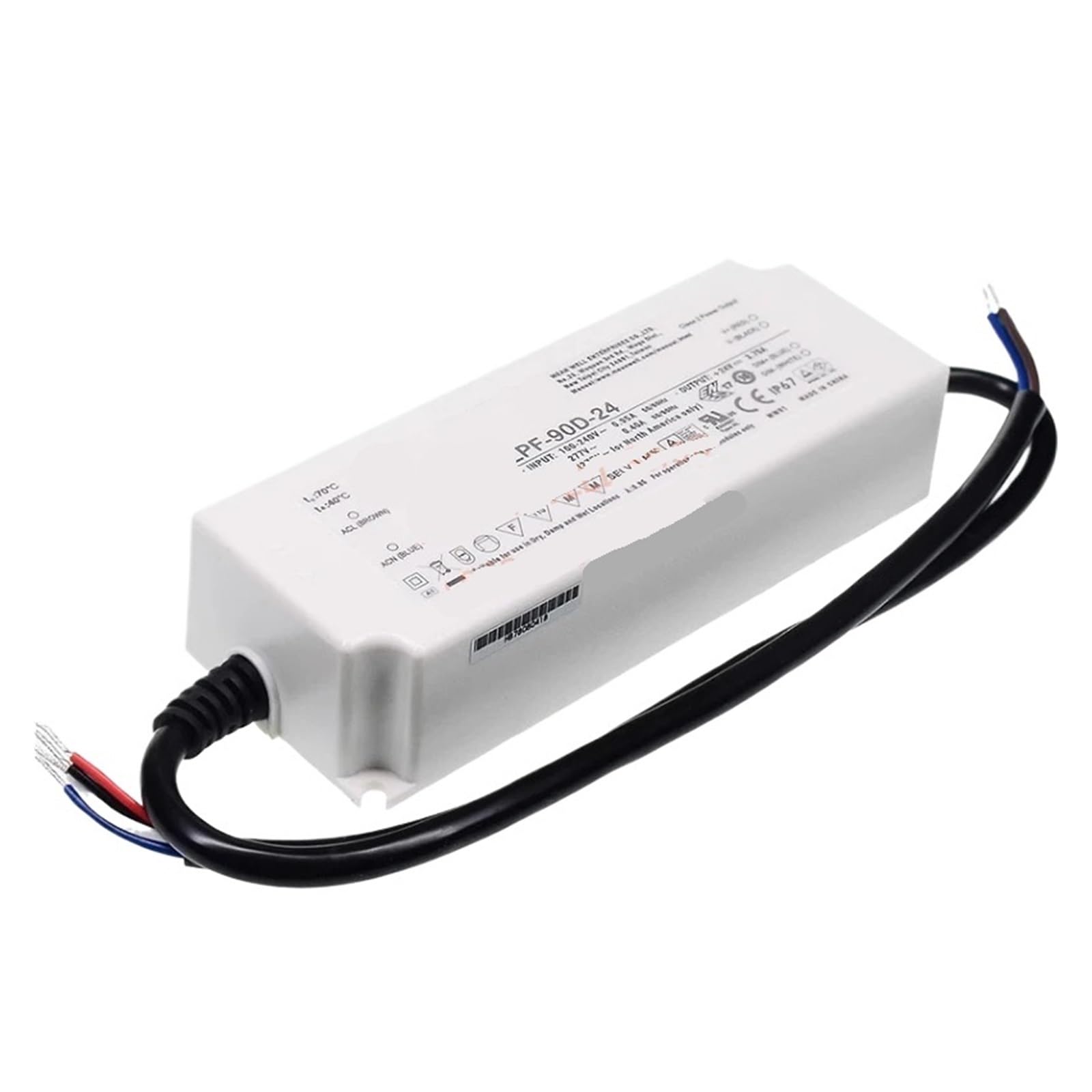 Alimentation étanche 90W LPF-90D-36 tension courant constant