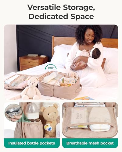 BAGSMART Lightweight Puffy Diaper Backpack