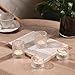 NITIME Assorted Votive Candle Holders Set of 24, Clear Glass Candle Holder in Bulk, Tea Light Holders for Wedding Table Decor, Party & Home Decoration, Fits Standard Votives & Tea Lights