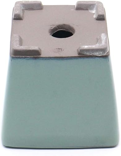 Miniatura 5 de Seto Yaki Bonsai - Maceta de cerámica (3.1in, Oribe-Yu)