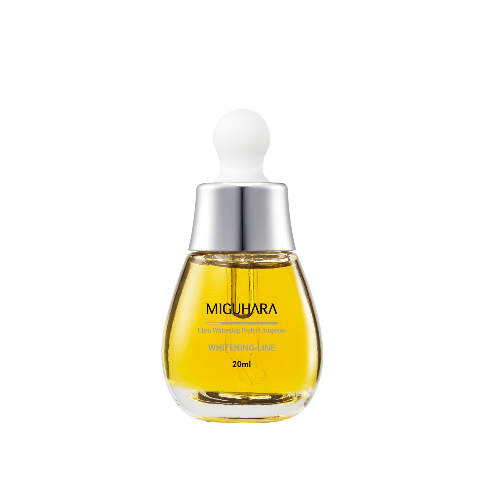 Miguhara Whitening Line - Lampadina illuminante e sbiancante per viso, 20 ml