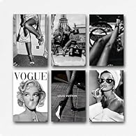 6 PCS: poster canvases set of 6,The new wall art album poster print is made of durable, hardwearing, dust and ash resistant canvas Applicable scenarios: applicable to living room, bedroom,kitchen, office, hotel, restaurant and bar, etc. Your favorite...