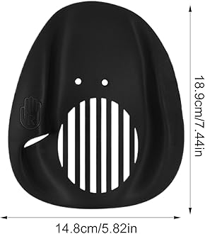 Swim Paddles - Swim Training Paddle, Hand Paddles for Swimming | Hand Fins for Lap, Kids Swimming Aid Accessories, Paddles with Adjustable Straps to Improve Speed for Men, Women