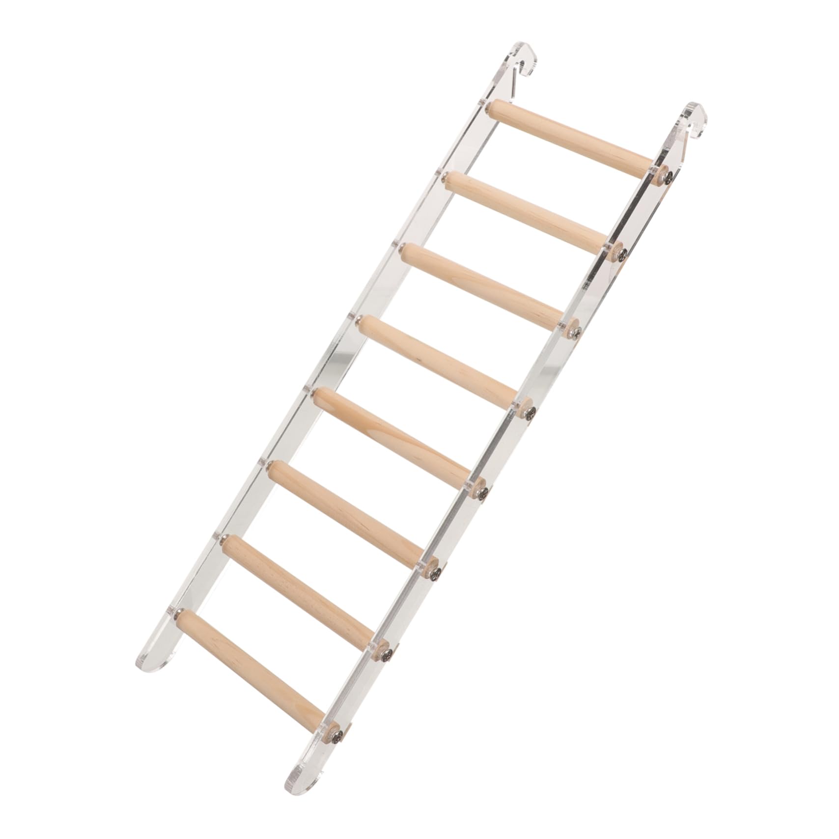 Scala Per Arrampicata Per Pappagalli Legno Gioco Interattivo Per Uccelli Domestici Accessorio Per Voliera Adatta Parrocchetti e Piccole Specie Di Uccelli