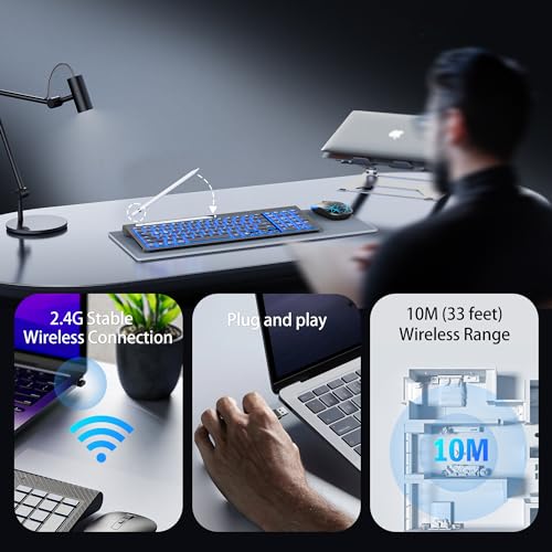 Kpmare Wireless Keyboard And Mouse thumb #8