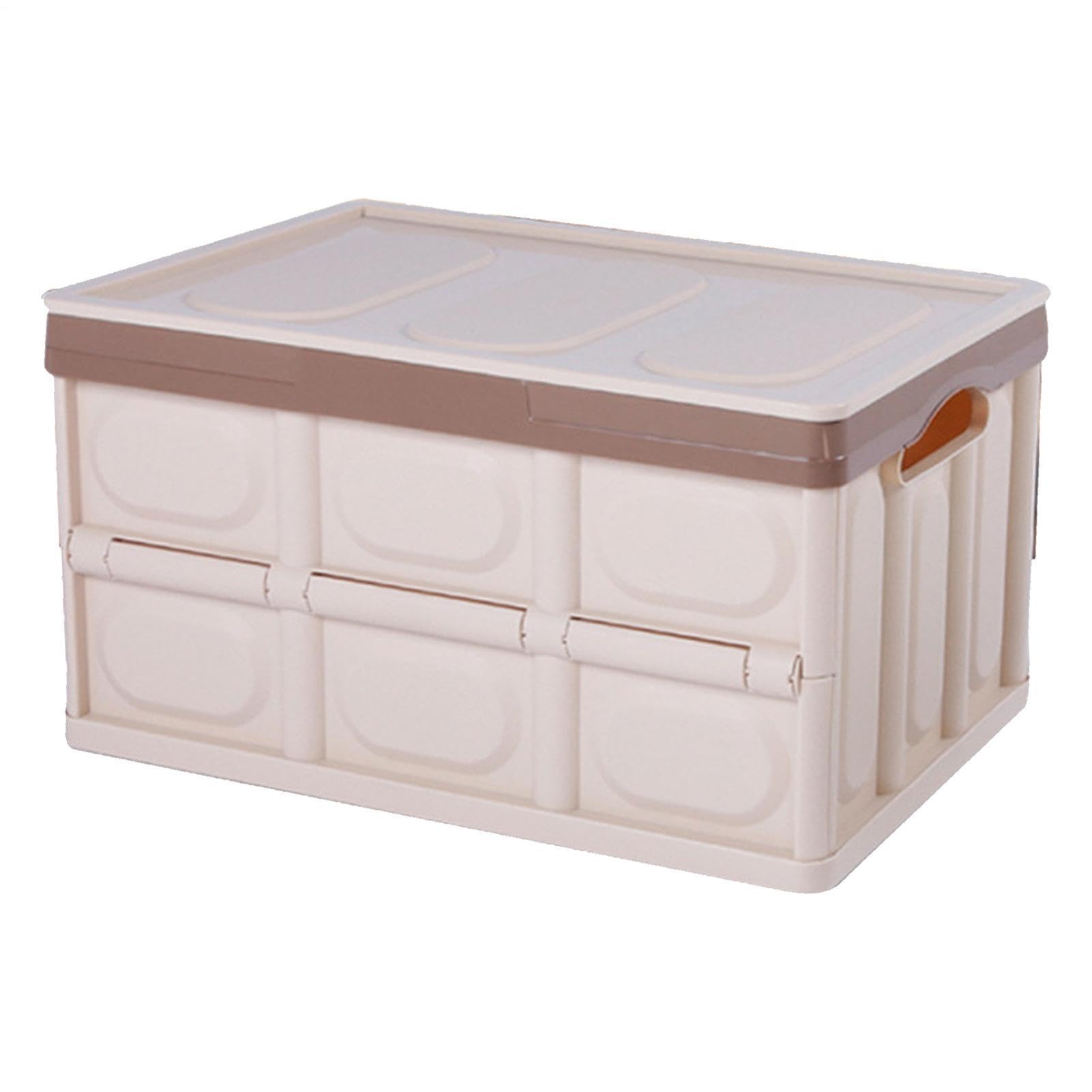 Organizador de maletero de coche con tapa,Organizador de maletero plegable | con Asas Organizador Ropa Juguetes Bocadillos Comestib