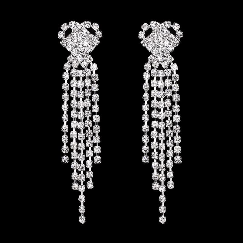 Longs pendentifs en argent, cadeaux de mariée prestigieux