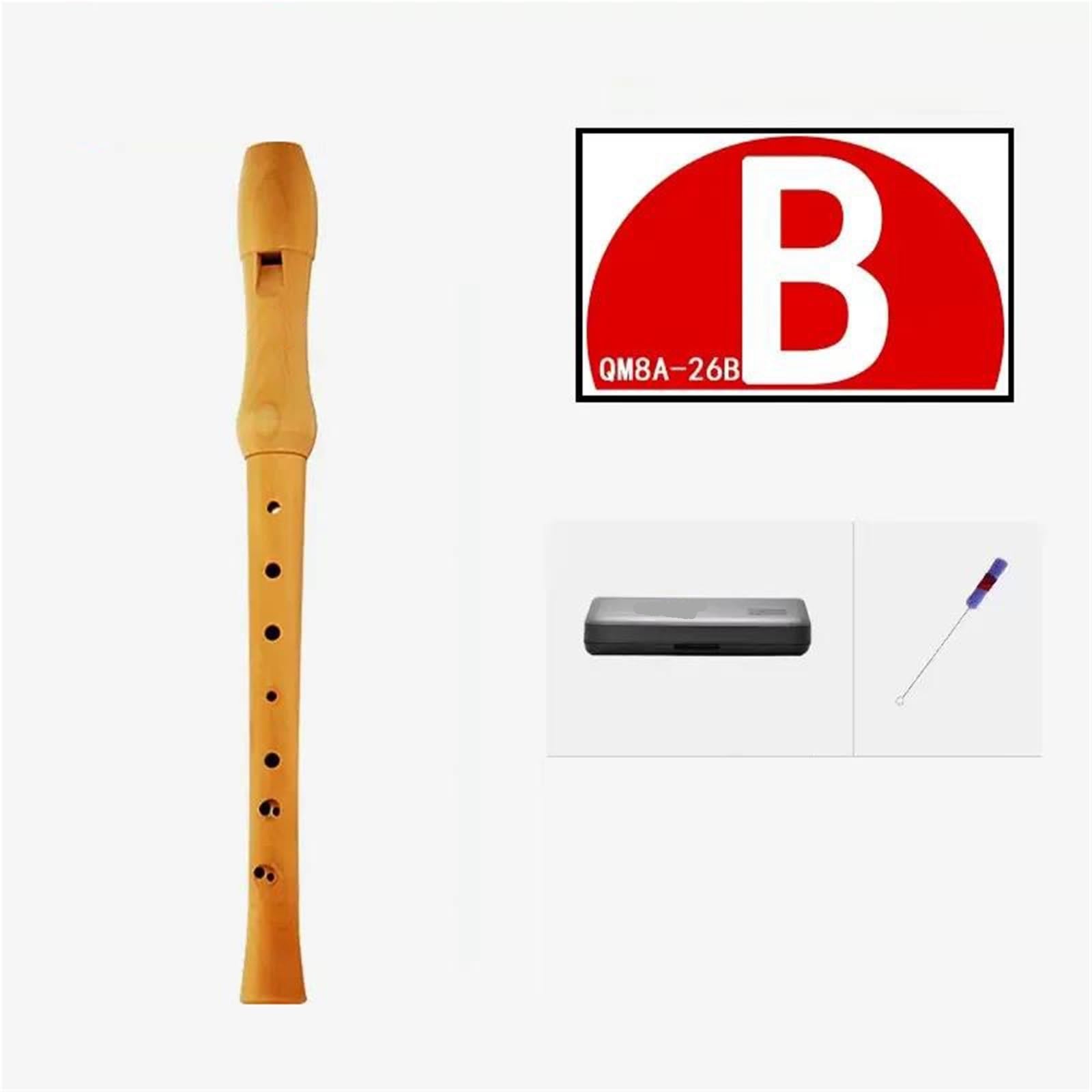Flet Prosty 8 otworowy Drewniany Flet Prosty W Stylu Angielskim Instrument Dla Początkujących(3/4)