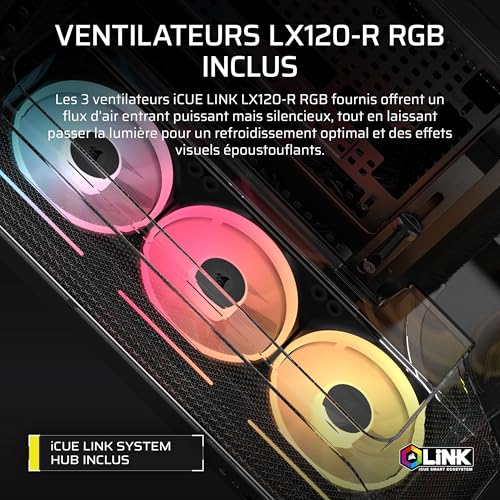 Corsair AIR 5400 LX R RGB iCUE LINK - vue 10