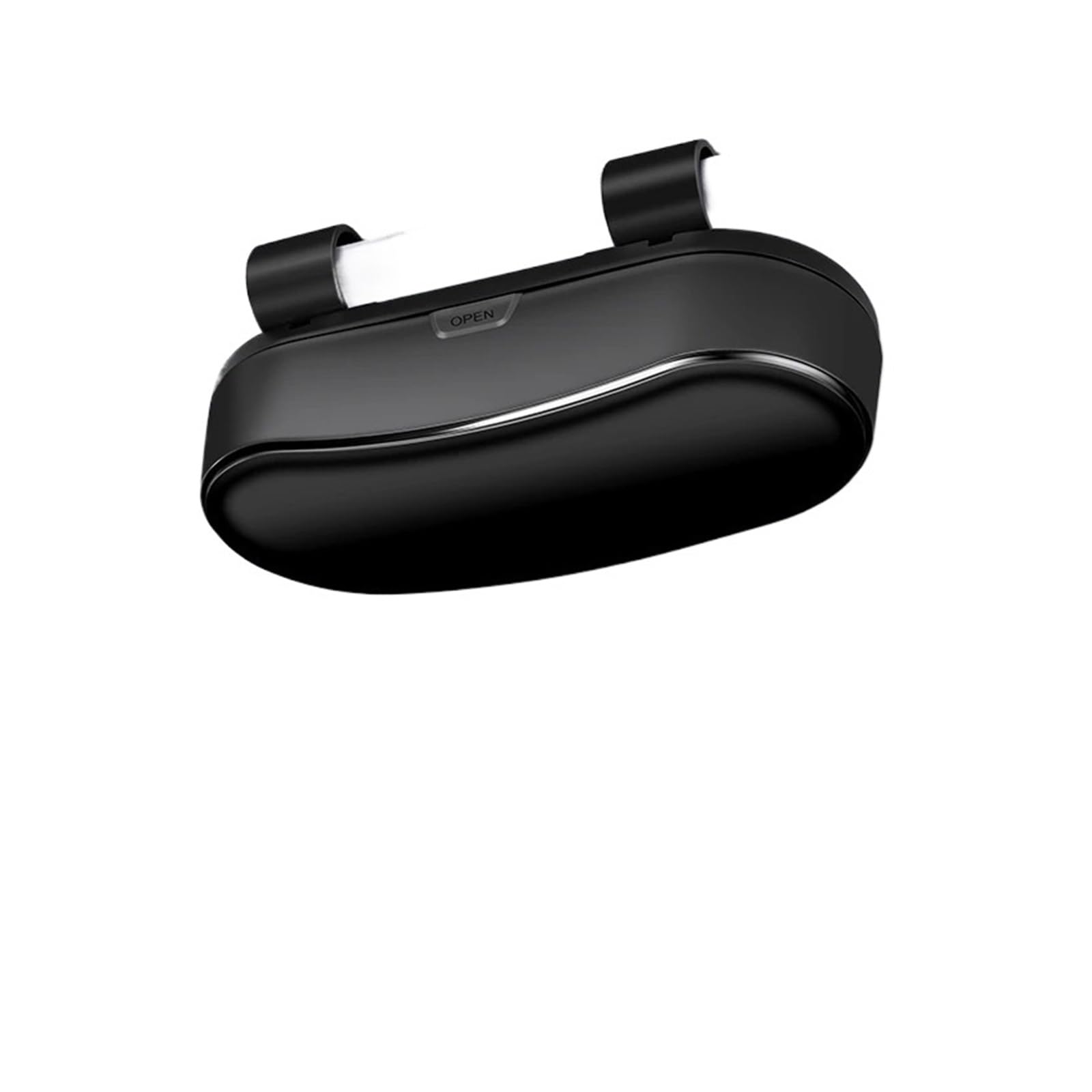 Caja de Almacenamiento Universal para Gafas de Sol de Coche. Soporte Universal para Gafas de Sol para Visera de Coche. Gris