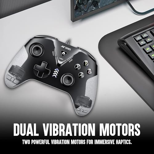 Ant Esports GP165 Wired Controller with Hall Effect Magnetic Triggers for PC/PS3/Android (Black/Grey) - Image 7