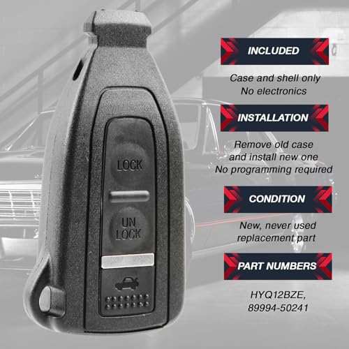 Coque de clé Lexus LS430 2004-2006 boîtier intelligent pour HYQ12BZE