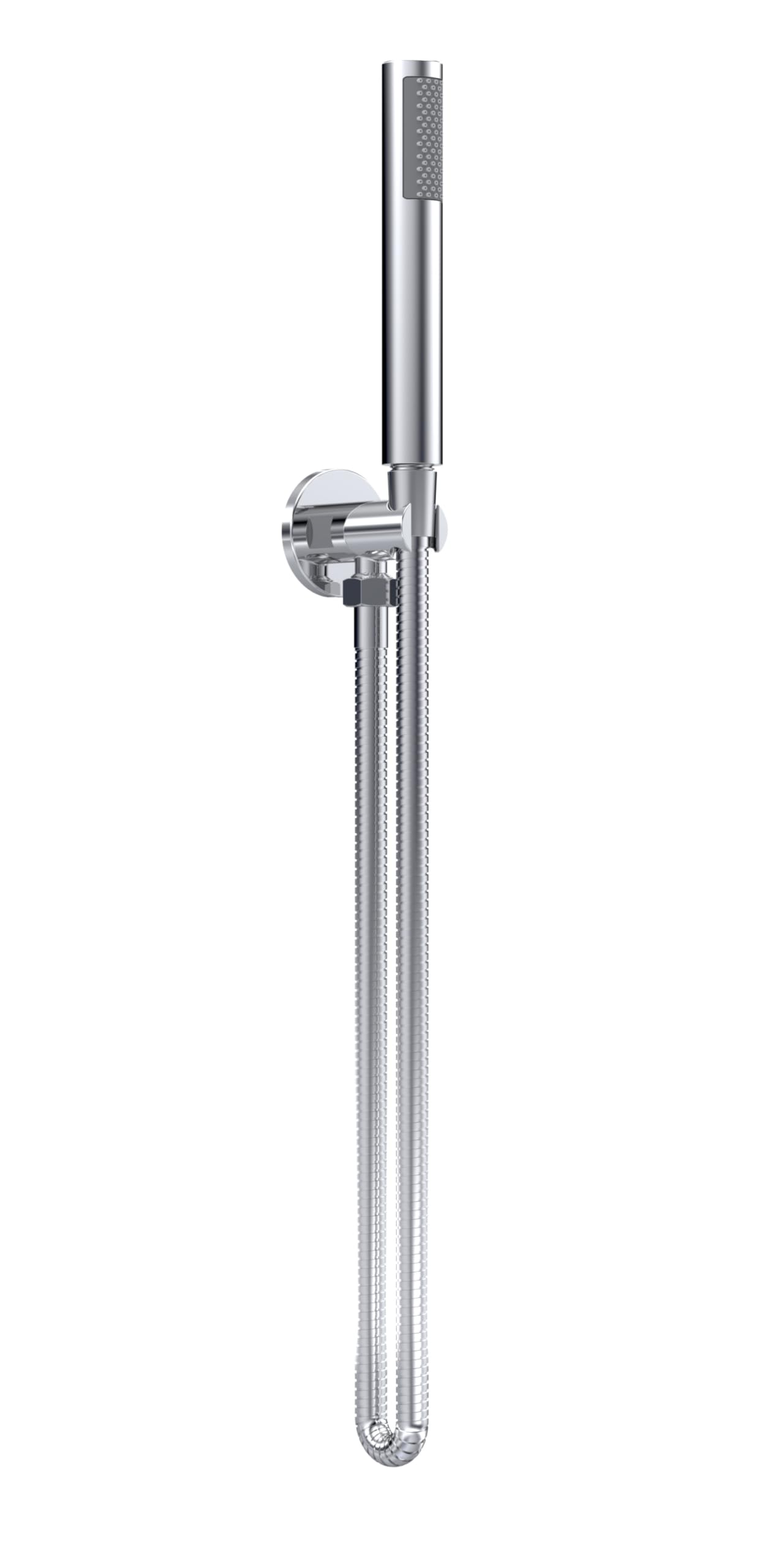 Nuie Chrome Outlet Elbow Parking Bracket Flex And Handset