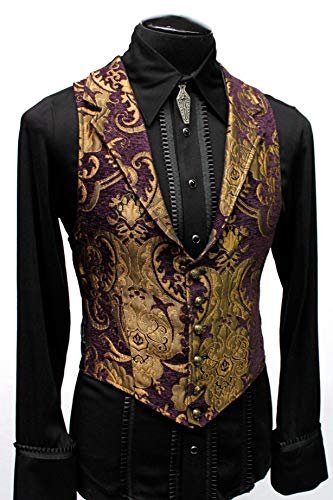 ARISTOCRAT VEST - PURPLE/GOLD TAPESTRY3