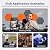 Self-Adhesive Acoustic Panels [390 lbs/yd³ Ultra-High Density], 2nd Generation Sound Absorbing Panel, Professional Level Sound Panel, Polyester Soundproof Foam [Large Hexagon, Orange & Moon Grey]