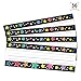 CTP Star Bright Colorful Stars on Black Name Plates Top Classroom Decorating Accents (Creative Teaching Press 10940)