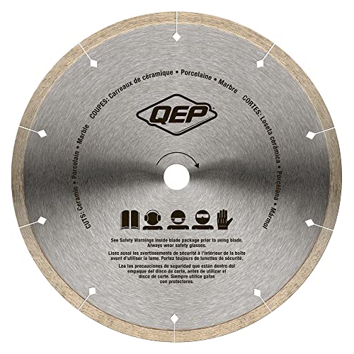 QEP 8" Black Widow Premium-Grade, Thin Rim Diamond Blade for Wet Cutting of Porcelain Ceramic, Granite and Marble Tile - Image 3