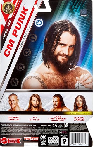 Figura WWE Jake Roberts Mattel con 10 puntos de articulación y gran realismo 6