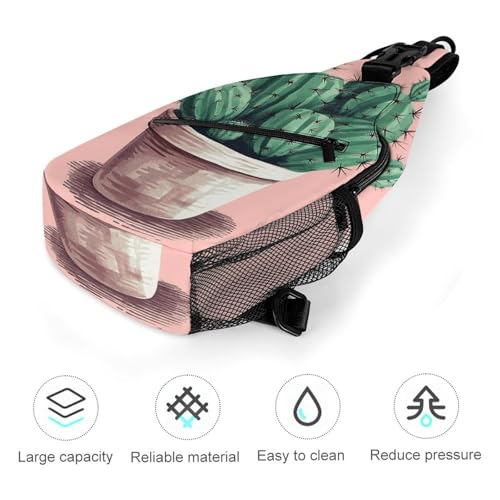 Bolso cruzado casual para viajes y senderismo unisex miniatura 5