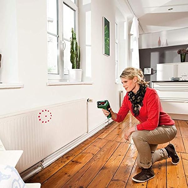 Bosch infraröd termometer PTD 1 (-20 °C till 200 °C, tre lägen: mögel, köldbryggor och yttemperatur)