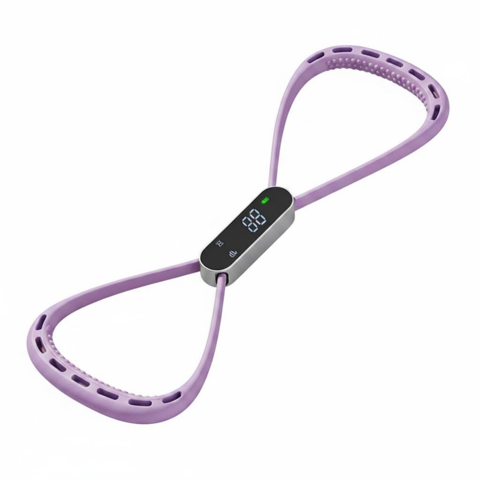 high elasticity smart counting stretch rope multifunctional figure 8 resistance band portable 8 shaped resistance band lightweight for women, beginners, mindful movement, stretchin