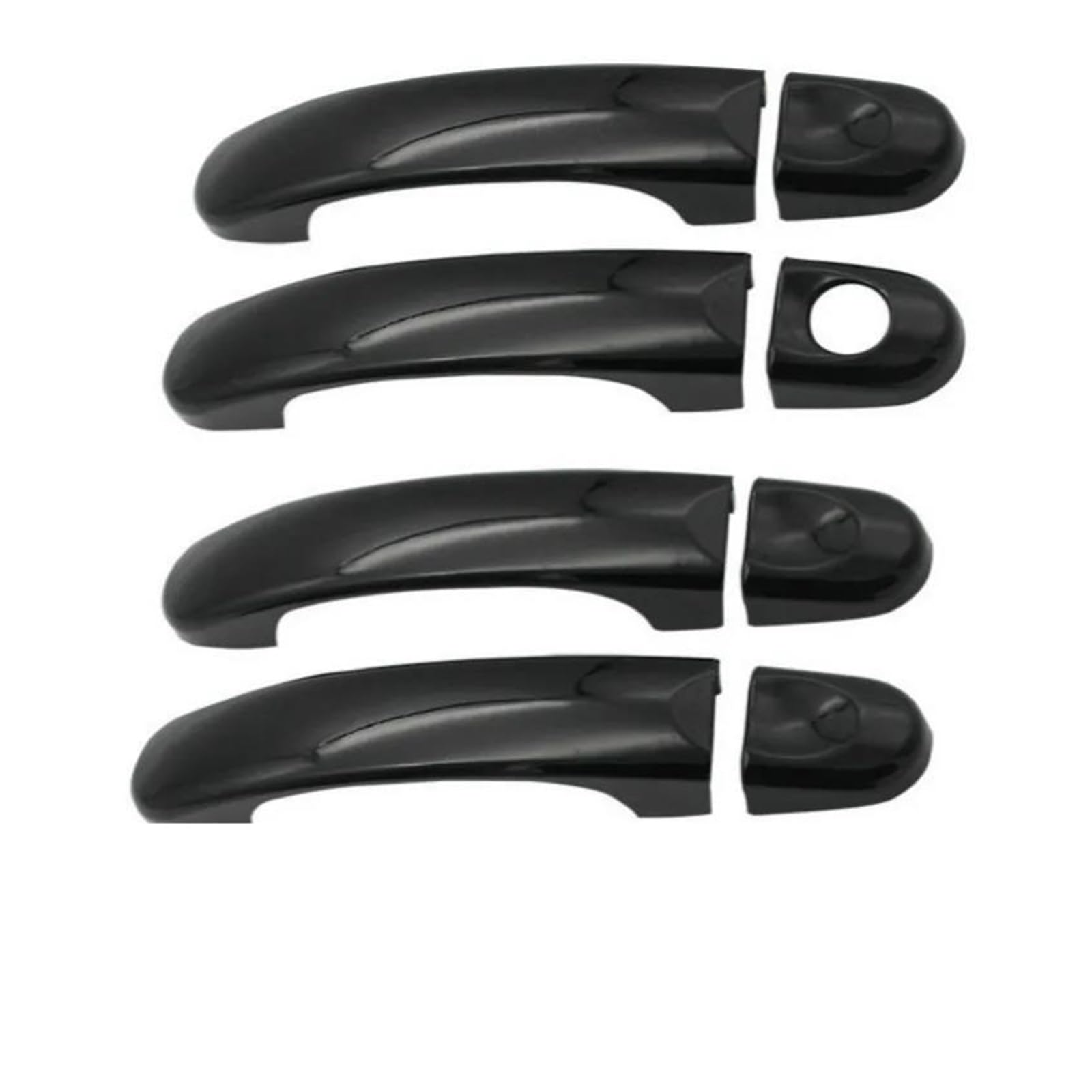 Xhgsfgasni D 3 Color For Vw T5 T6 Transporter Caravelle Multivan California Chrome Car Oor Handle Cover Trim(D)
