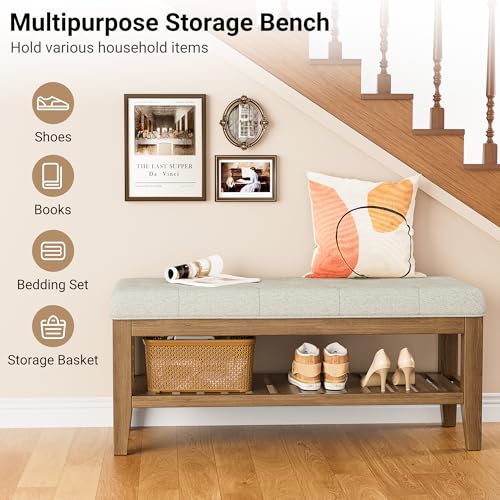 Luxury Upholstered Accent Bench