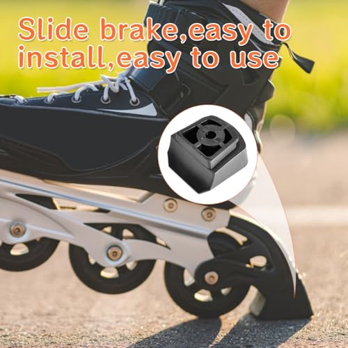 Begonia 4 Stück Inliner Bremse, Bremsstopper Bremsklotz aus TPR, Inliner Bremse Hinten, Inliner Bremse Universal für Inlineskates, Cande, Advance