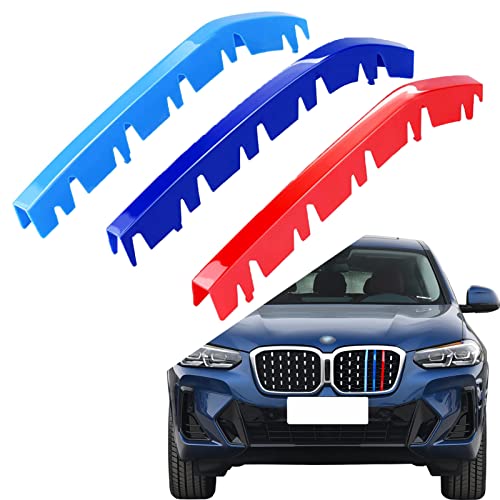 Image of Lanyun compatible with bmw X4 accessories grille color grill insert trims grill stripes 2022 2023 bmw G02 X4 xdrive 30i