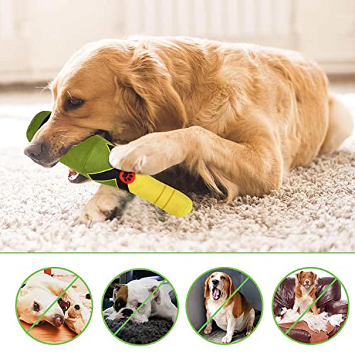 Zimoer Hundespielzeug Quietschend Plüsch Quietschspielzeug Hund Gefüllte Champagner Flasche 22 cm Quietschendes Spielzeug für Welpen, Kleine und Mittlere Hunde, Haustiere