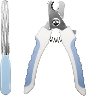 Dog Cat Nail Clippers, Professional Pet Dog Claw Stainless Steel Contains a File, Perfect for Medium and Large Dogs, Cats, Rabbits and Others