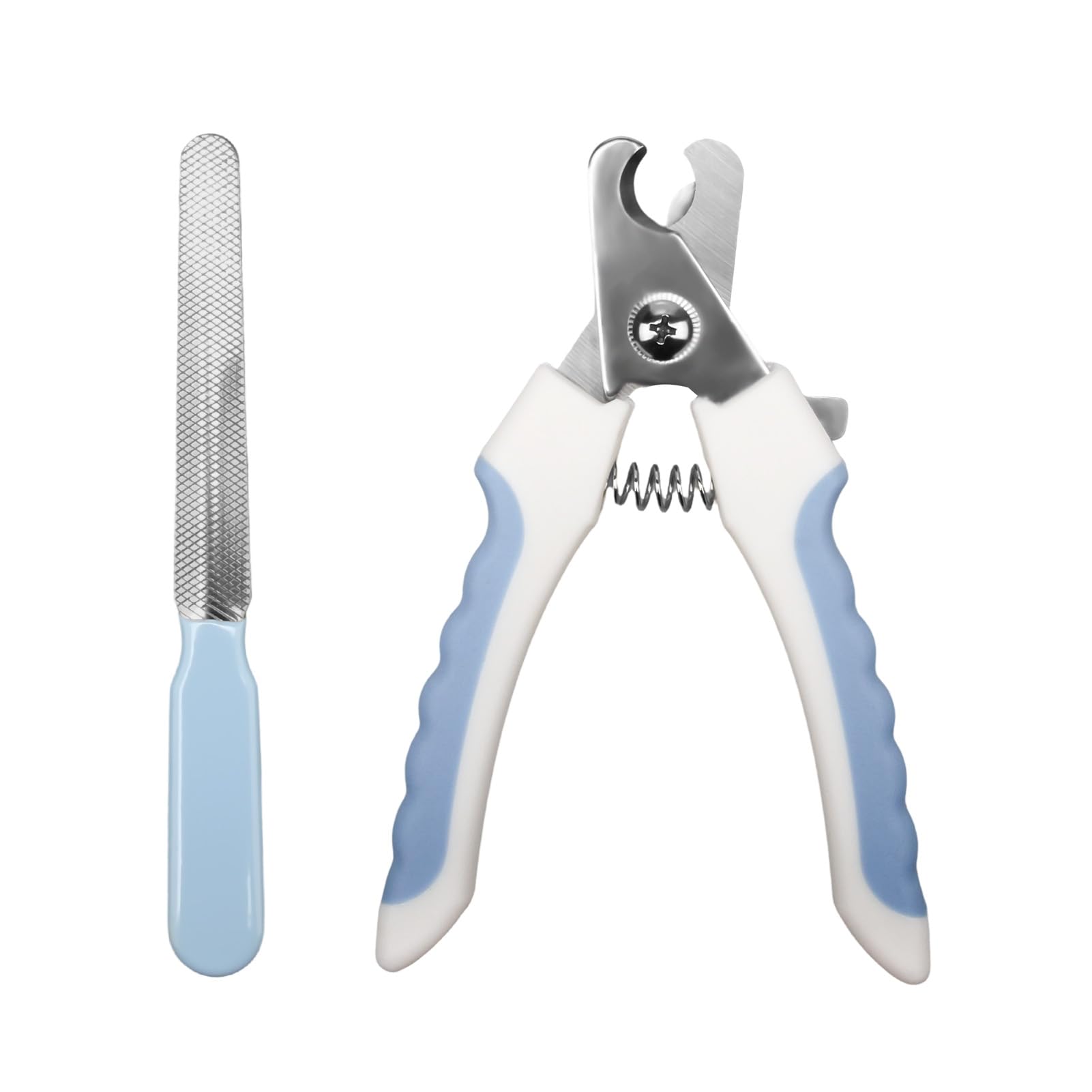 Coupe Ongle Chien et Chat, Coupe Griffes Chien Professionnelle en Acier Inoxydable pour Animaux de Compagnie, Contient Un fichier, Idéal pour Chiens Moyens et Grands, Chats, Lapins et Autres
