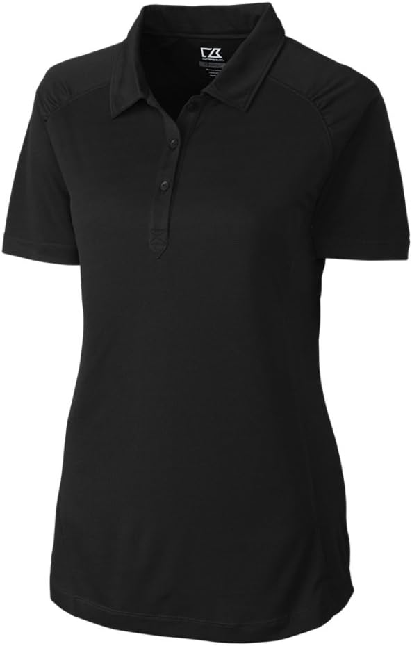 Cutter & Buck LCK02563 Women's CB DryTec Northgate Polo Black 2XL