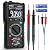 MESTEK Digital Multimeter Tester Volt Meter Ohmmeter T-RMS 9999 Counts Voltage Tester Auto/Manual Ranging NCV, Measures AC/DC Voltage Current Capacitance Resistance Continuity Temperature