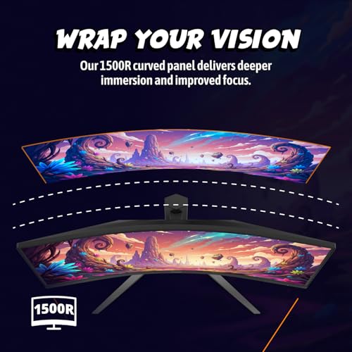 Image of AOC 34 Inch Curved Gaming Monitor UWQHD 200Hz VA 0.3ms HDR, CU34G4H | 3440x1440 Computer Monitor, Adaptive-Sync, DP 1.4, HDMI 2.0, Height Adjustable, Earphone Out, VESA, 3-Year Zero-Bright-Dot