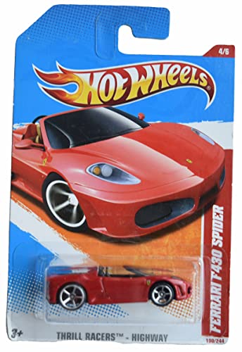 Hot Wheels Ferrari F430 Spider, Thrill Racers - Highway 4/6
