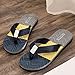 CsgrFagr Men Classical Comfortable Flip Flop Fashion Sandals Slide Sandals Beach Slippers Size 11 Slide (Blue, 9.5)