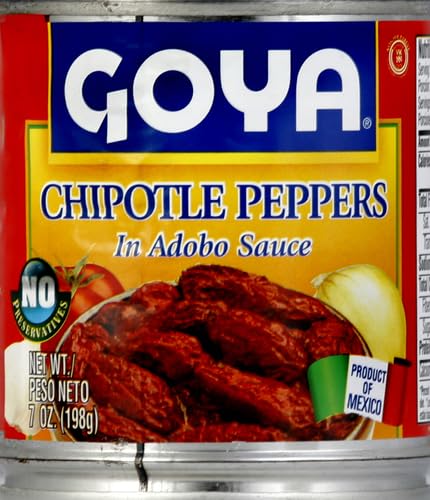 Image of Goya Chipotle Peppers in Adobo Sauce - 7 oz. (Pack of 4)
