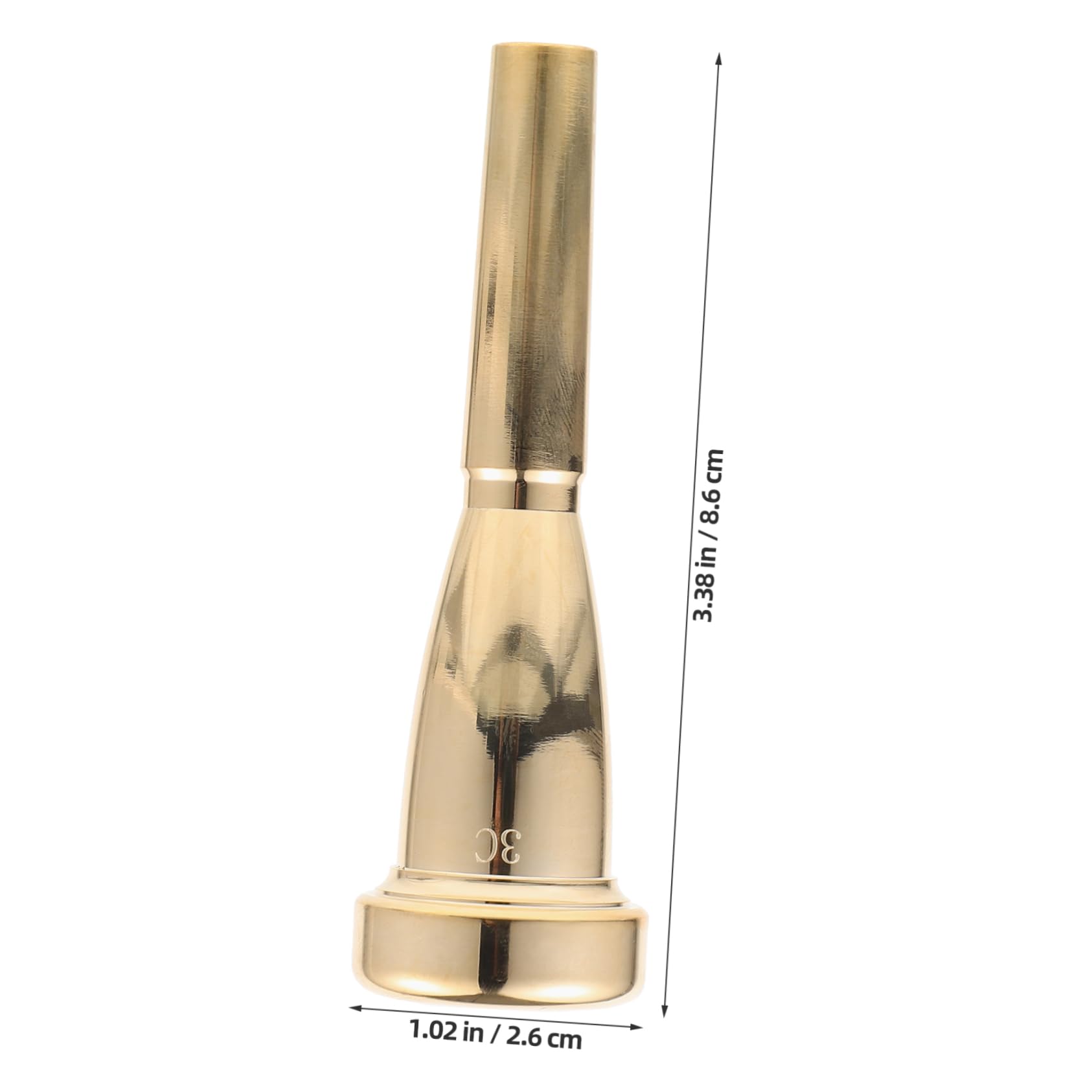 Toddmomy Trumpet Mouthpiece Replacement Mouthpiece Trumpet Replacement Parts for Musical Performance