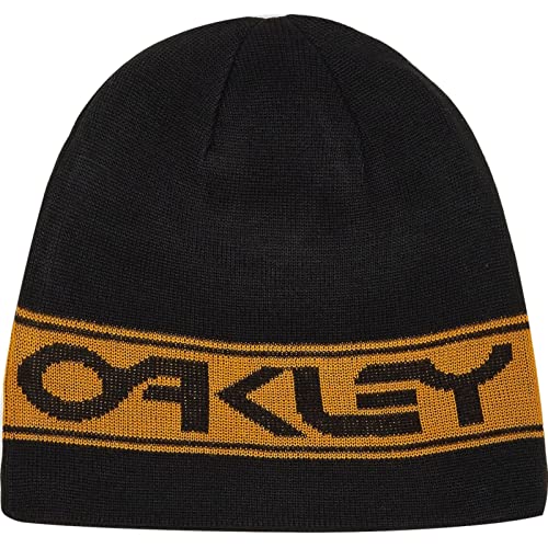 Preisvergleich Produktbild Oakley Herren Thermonuclear Protection Reversible Beanie Stirnband, Verdunkelung / Bernsteingelb, Einheitsgröße
