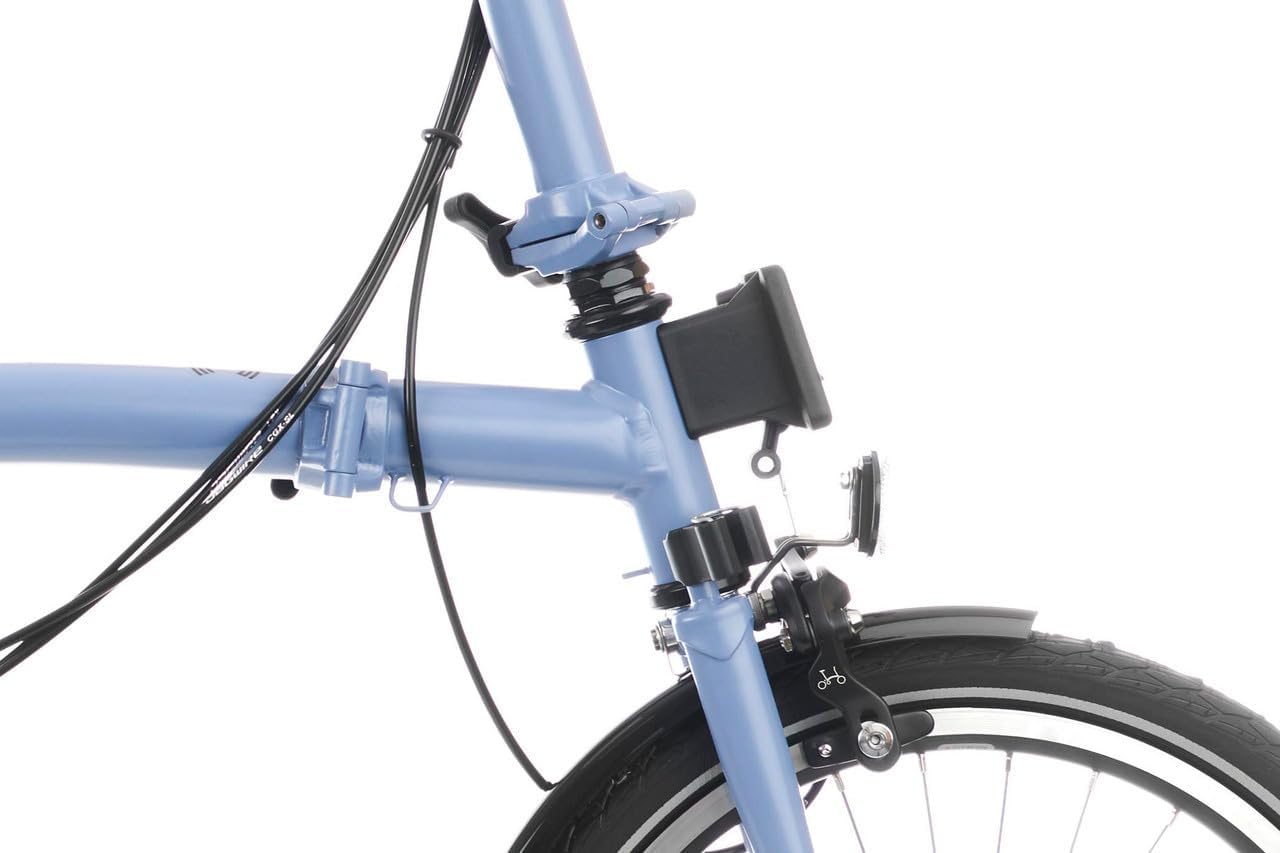 Brompton C Line 6 Speed Folding Bike - Mid (Cloud Blue)