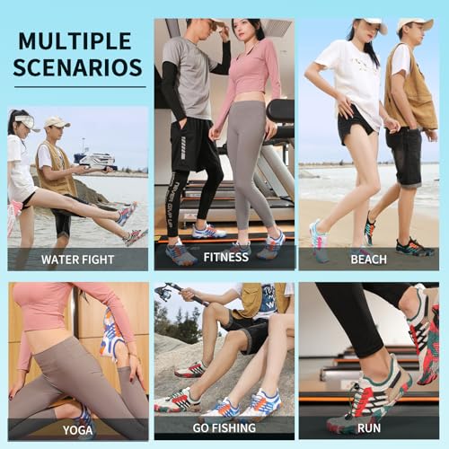 Image of Hike Barefoot Shoes for Womens Men Footwear,Pro Healthy&Non-Slip Water Shoe for Women Men, Wide Toe Running Shoes Boots Sneakers Unisex Designed for Walking,Running&Swimming Yoga, and Water Sports